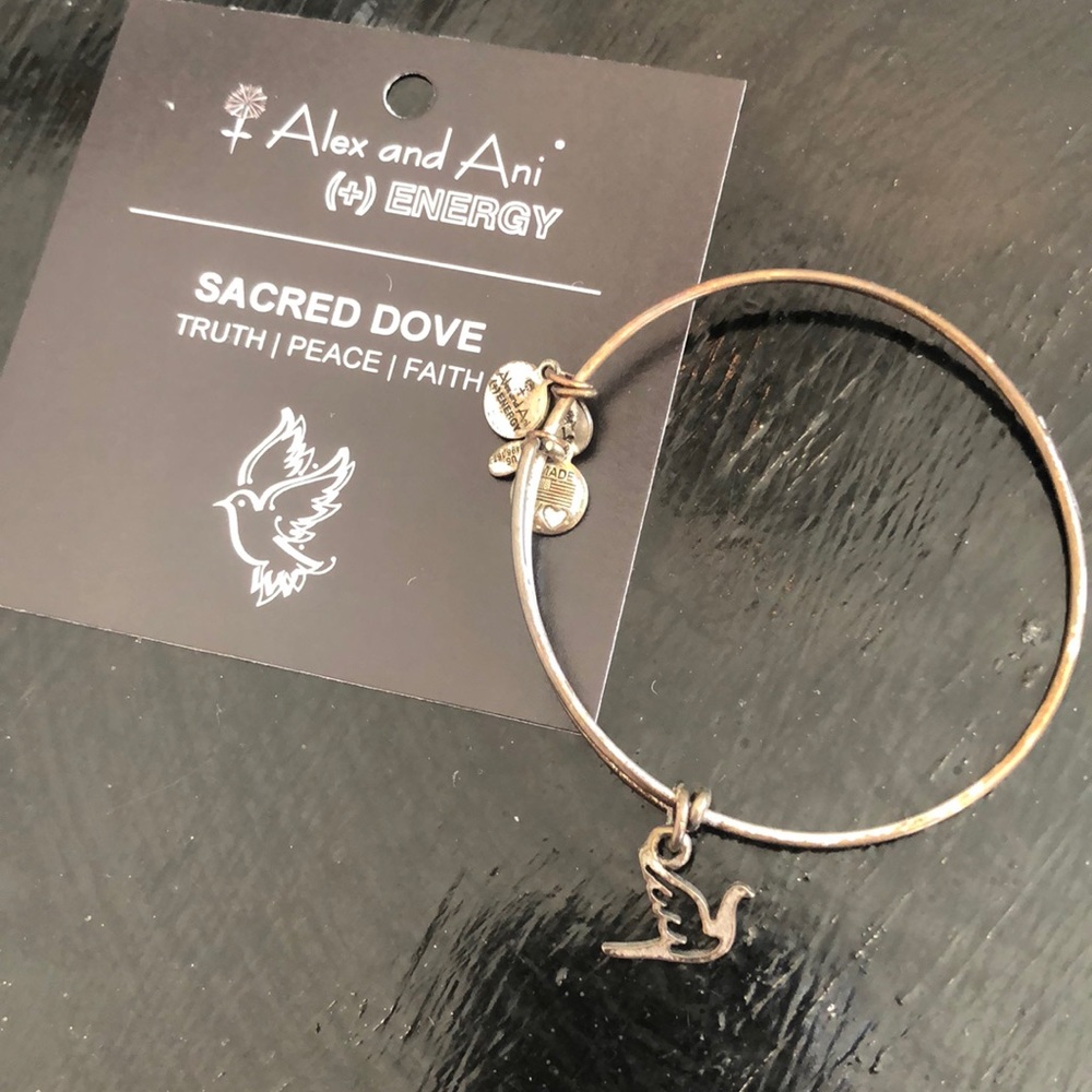 Sacred Dove Alex & Ani Bracelet with Card